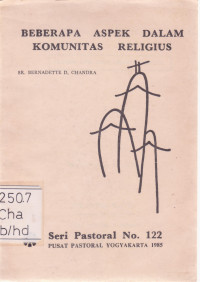 Image of Beberapa Aspek Dalam Komunitas Religius