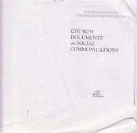 Image of Church Documents on Social Communications