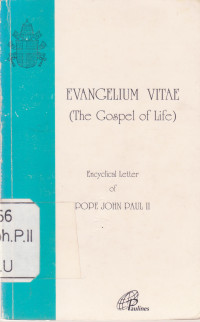 Image of Evangelium Vitae (Injil Kehidupan)