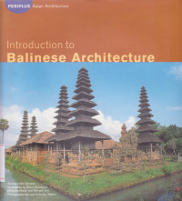 Image of Introduction to Balinese Architeture