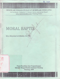 Image of Moral Baptis