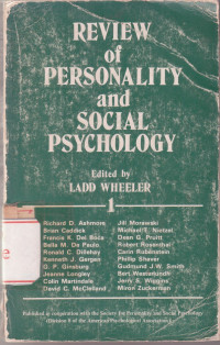 Image of Review of Personality and Social Psychology