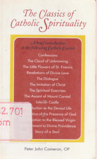 Image of The classics of Catholic Spirituality